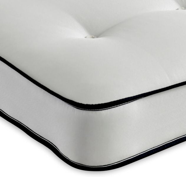 Getuftete Schaumstoffmatratze in Schwarz-Weiss Optik, komfortable Auflage fur Kinderbetten, Hochbetten und Etagenbetten 90 x 190 cm