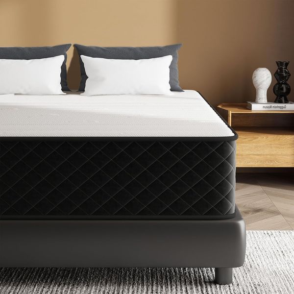 25 cm hohe 7-Zonen Hybrid-Taschenfederkernmatratze mit individueller Federunterstutzung und Memory-Schaum, extra feste H4/H5 Harte, zertifiziert 90 x 200 cm
